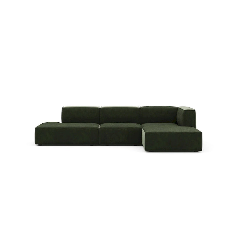 Rye Studio Modulares Chaiselongue-Sofa mit tiefer Sitzfläche, 3-teilig