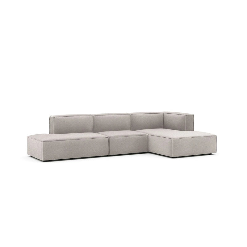 Rye Studio Modulares Chaiselongue-Sofa mit tiefer Sitzfläche, 3-teilig