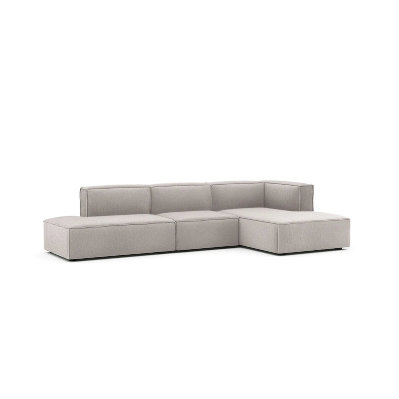 Rye Studio Modulares Chaiselongue-Sofa mit tiefer Sitzfläche, 3-teilig