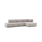 Rye Studio Modulares Chaiselongue-Sofa mit tiefer Sitzfläche, 3-teilig