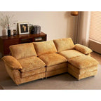 Modernes dunkles Dreisitzer-Sofa, Schlafsofa aus Polyester, bequeme Polstermöbel für Wohnzimmer, Wohnung