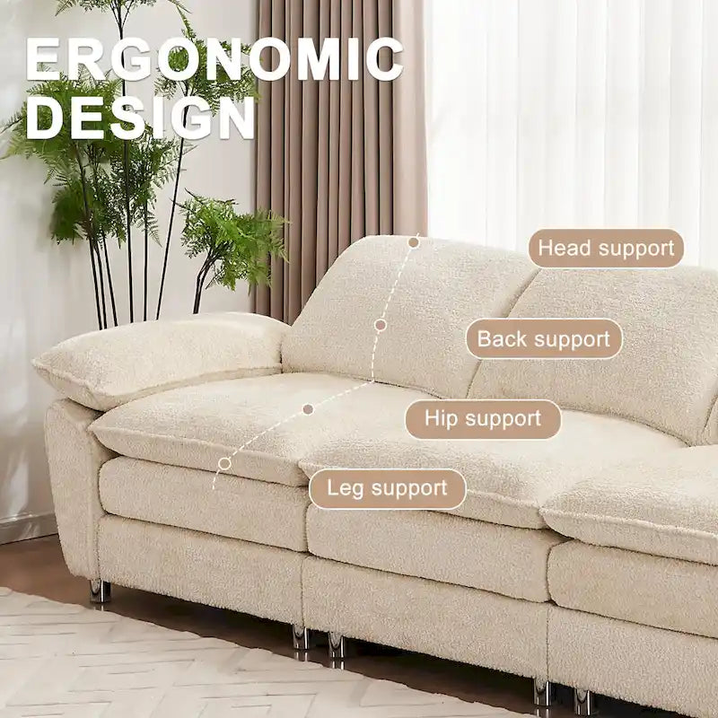 Modernes dunkles Dreisitzer-Sofa, Schlafsofa aus Polyester, bequeme Polstermöbel für Wohnzimmer, Wohnung