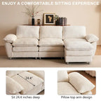 Modernes dunkles Dreisitzer-Sofa, Schlafsofa aus Polyester, bequeme Polstermöbel für Wohnzimmer, Wohnung