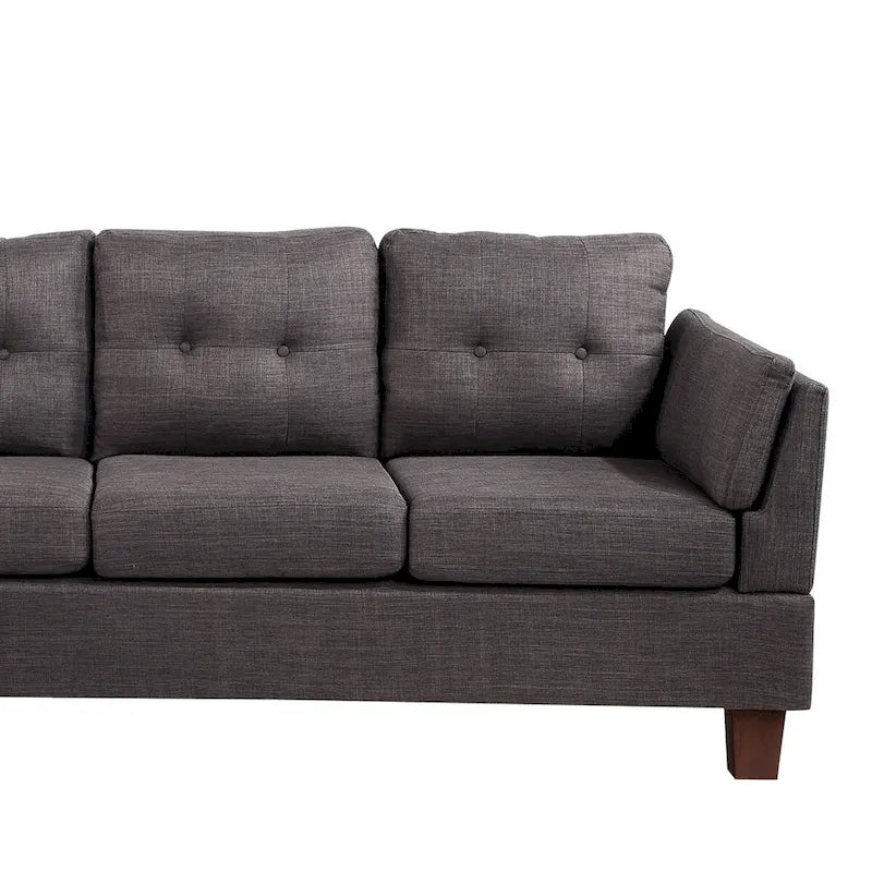 Dalia Modernes Ecksofa 97 Zoll mit Recamiere links – 97B x 64,5T x 34H