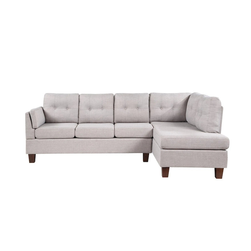 Dalia Modernes Ecksofa 97 Zoll mit Recamiere links – 97B x 64,5T x 34H