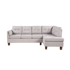 Dalia Modernes Ecksofa 97 Zoll mit Recamiere links – 97B x 64,5T x 34H
