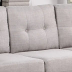 Dalia Modernes Ecksofa 97 Zoll mit Recamiere links – 97B x 64,5T x 34H