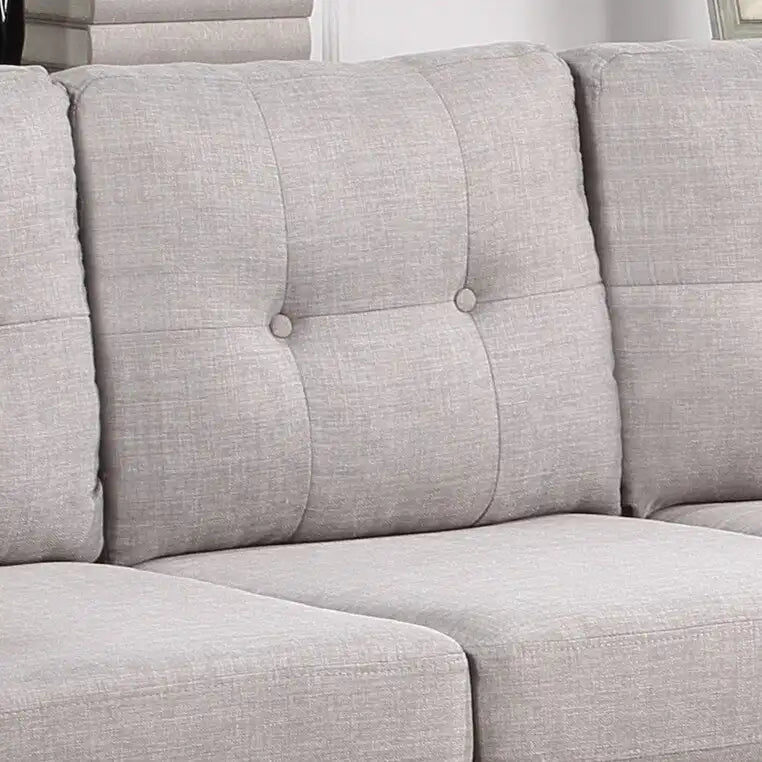 Dalia Modernes Ecksofa 97 Zoll mit Recamiere links – 97B x 64,5T x 34H
