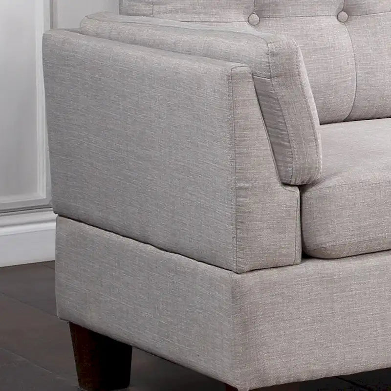 Dalia Modernes Ecksofa 97 Zoll mit Recamiere links – 97B x 64,5T x 34H