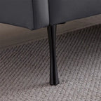 Schnittsofa aus Leder mit L-förmiger Chaiselongue, umkehrbar