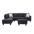 Alger 98 Zoll breites Sofa mit Ottomane und Recamiere, linke Ausrichtung – 98B x 71T x 33H
