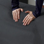 Modernes modulares Ecksofa mit 3 Kissen, umwandelbares Wohnzimmersofa mit Ottomanen
