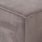 Modernes modulares Ecksofa mit 3 Kissen, umwandelbares Wohnzimmersofa mit Ottomanen