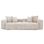 Große Cordstoff-Polsterung Modulares Ecksofa-Set für das Wohnzimmer