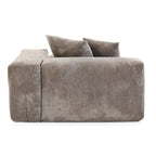 Große Cordstoff-Polsterung Modulares Ecksofa-Set für das Wohnzimmer