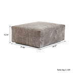 Große Cordstoff-Polsterung Modulares Ecksofa-Set für das Wohnzimmer