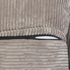 Große Cordstoff-Polsterung Modulares Ecksofa-Set für das Wohnzimmer