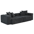 Große Cordstoff-Polsterung Modulares Ecksofa-Set für das Wohnzimmer