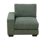 123 U-förmiges 6-teiliges Cord-Sofa
