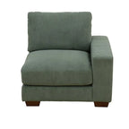 123 U-förmiges 6-teiliges Cord-Sofa