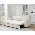 Stauraum-Schlafsofa mit umbaubarer Recamiere