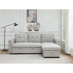 Stauraum-Schlafsofa mit umbaubarer Recamiere
