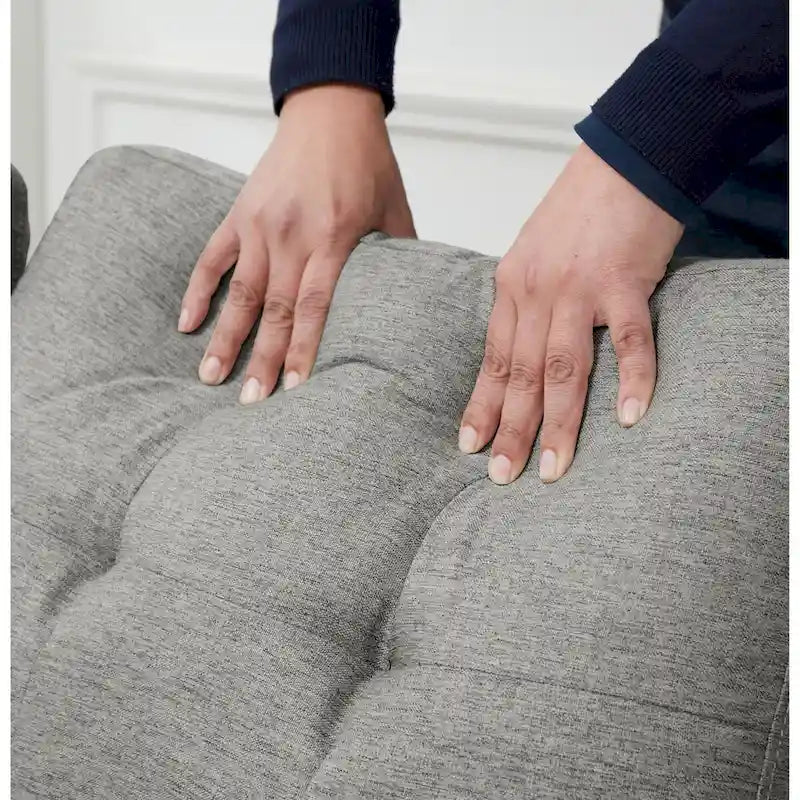 Stauraum-Schlafsofa mit umbaubarer Recamiere