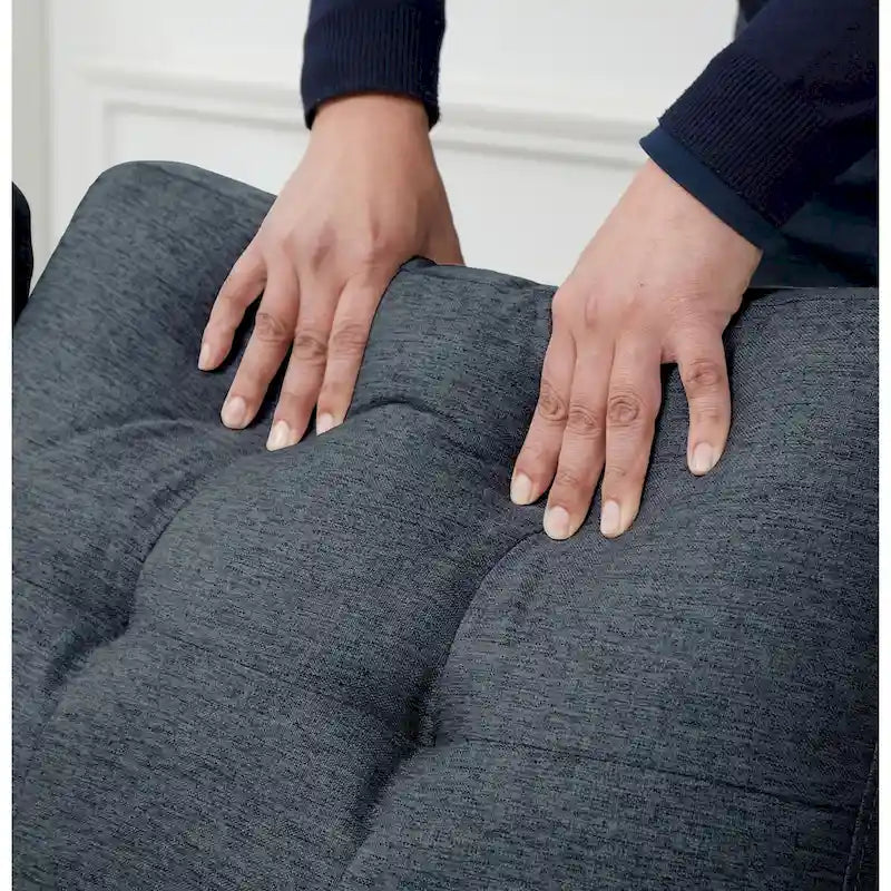 Stauraum-Schlafsofa mit umbaubarer Recamiere