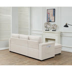 Stauraum-Schlafsofa mit umbaubarer Recamiere