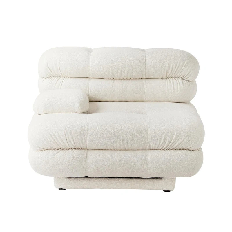 146 Cabrio Modulares U-förmiges Luxus-Ecksofa, modernes 6-Sitzer-Sofa mit Chaiselongue und Ottomane für das Wohnzimmer