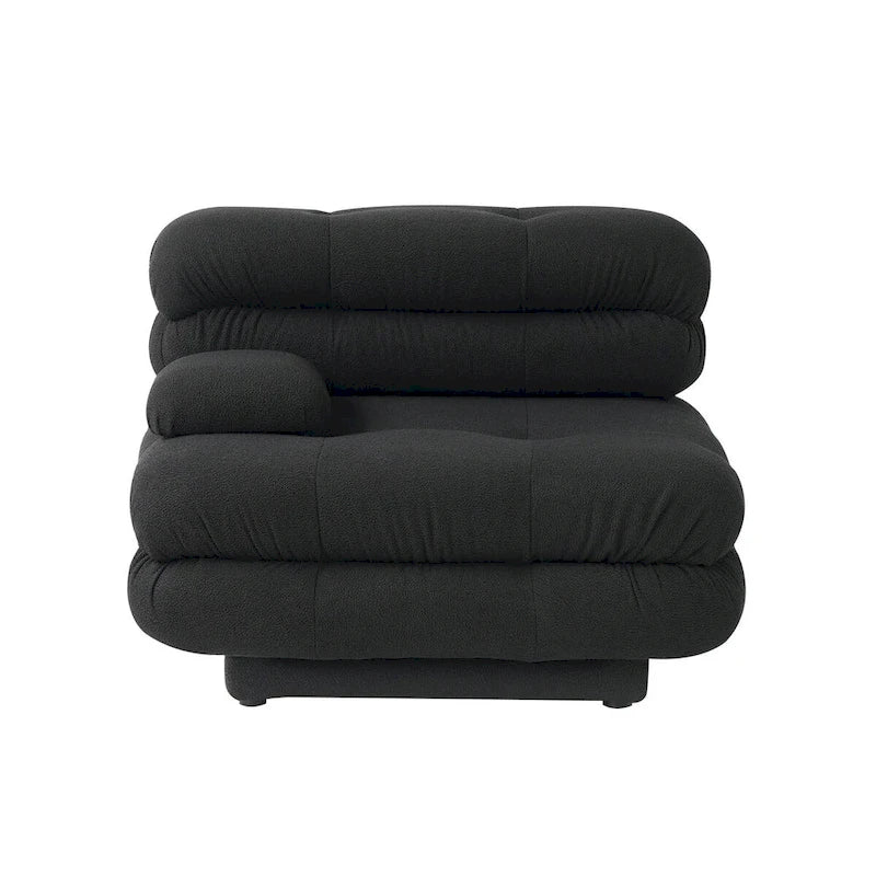 146 Cabrio Modulares U-förmiges Luxus-Ecksofa, modernes 6-Sitzer-Sofa mit Chaiselongue und Ottomane für das Wohnzimmer