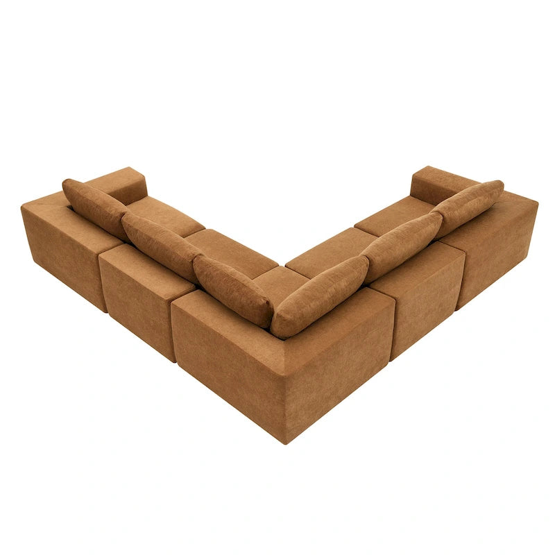Modulares L-förmiges Ecksofa