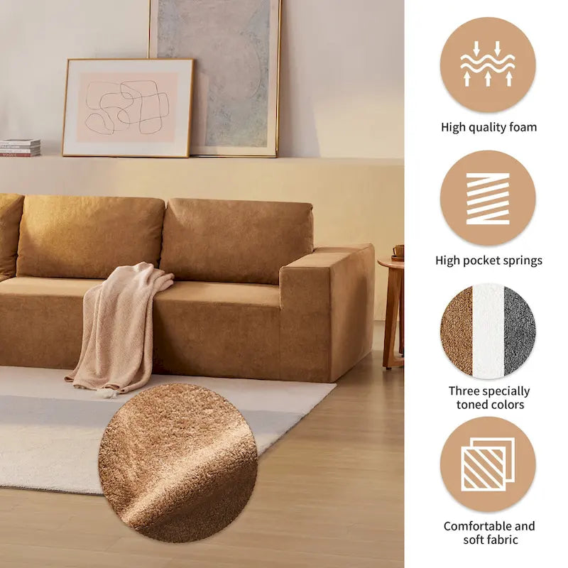 Modulares L-förmiges Ecksofa