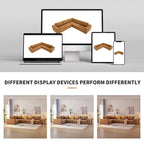 Modulares L-förmiges Ecksofa