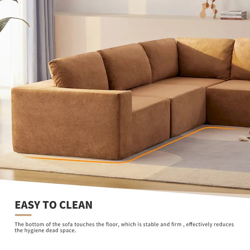 Modulares L-förmiges Ecksofa
