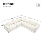 Modulares L-förmiges Ecksofa
