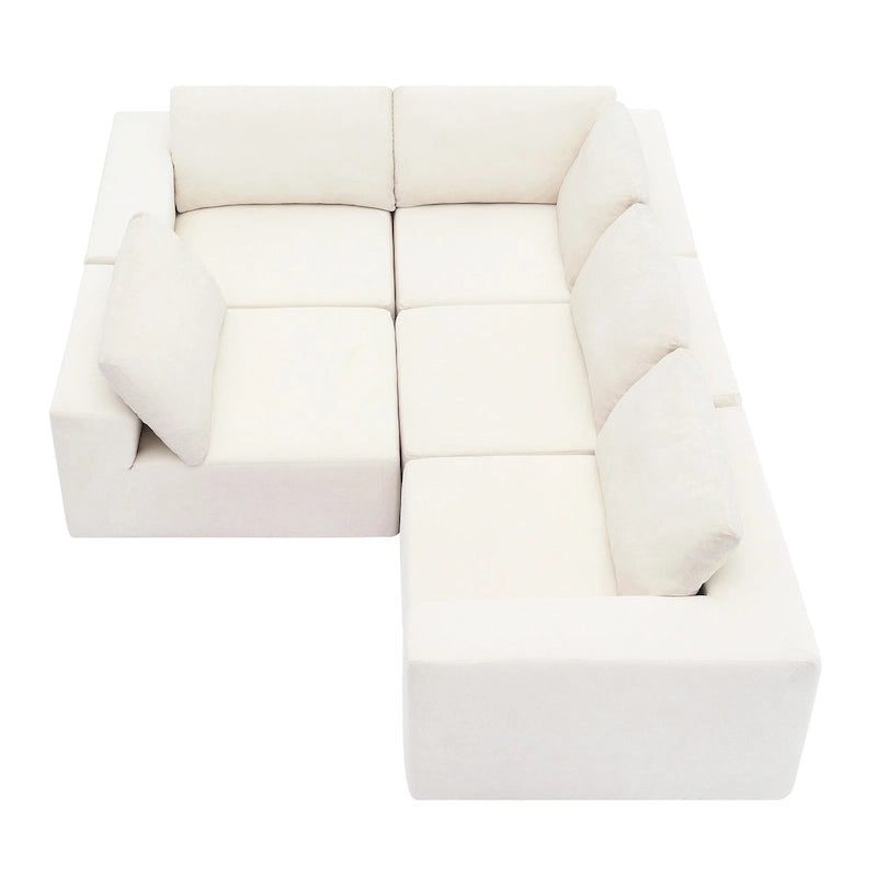 Modulares L-förmiges Ecksofa
