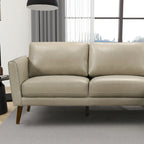 Bloom Wohnzimmer-Ecksofa aus echtem Leder