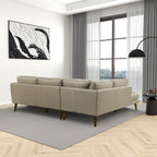 Bloom Wohnzimmer-Ecksofa aus echtem Leder