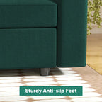 Modulares Sofa Modernes Sektionssofa mit Stauraum und freier Aneinanderreihung für Wohnzimmermöbel-Set