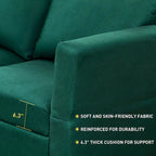Modulares Sofa Modernes Sektionssofa mit Stauraum und freier Aneinanderreihung für Wohnzimmermöbel-Set