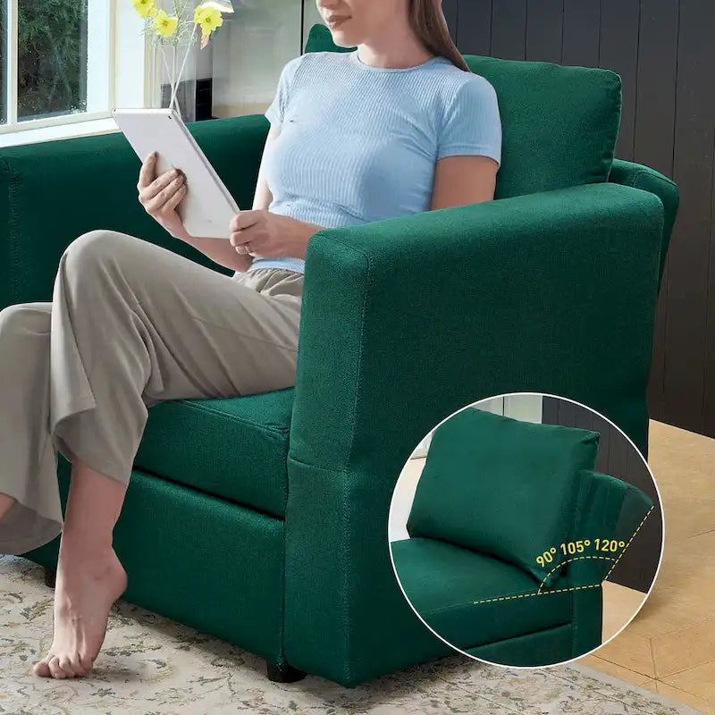 Modulares Sofa Modernes Sektionssofa mit Stauraum und freier Aneinanderreihung für Wohnzimmermöbel-Set