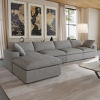 Cloud Modulares Schnittsofa, Daunengefülltes Komfort-Sofa für Wohnzimmer