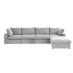 Cloud Modulares Schnittsofa, Daunengefülltes Komfort-Sofa für Wohnzimmer