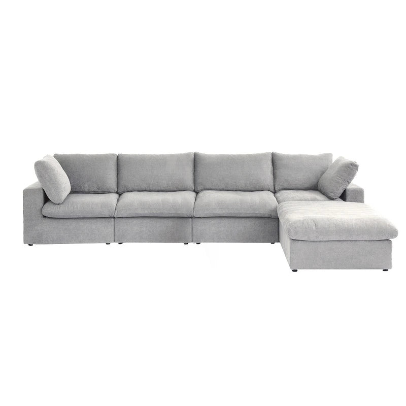 Cloud Modulares Schnittsofa, Daunengefülltes Komfort-Sofa für Wohnzimmer