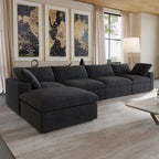 Cloud Modulares Schnittsofa, Daunengefülltes Komfort-Sofa für Wohnzimmer