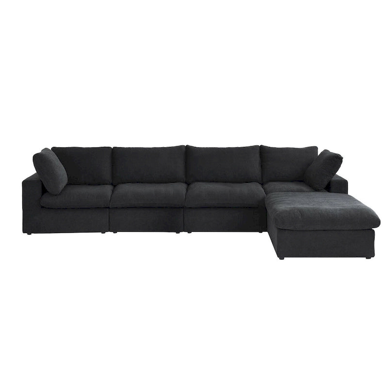 Cloud Modulares Schnittsofa, Daunengefülltes Komfort-Sofa für Wohnzimmer