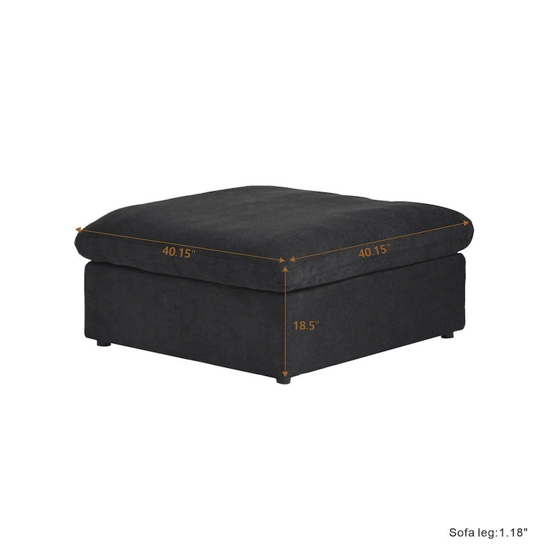 Cloud Modulares Schnittsofa, Daunengefülltes Komfort-Sofa für Wohnzimmer