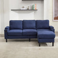 L-förmiges 3-Sitzer-Sofa mit Stauraum-Ottomane