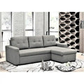 US Pride Furniture 79.92 Zoll wandelbares L-förmiges Schlafsofa Elegante Apartmentmöbel